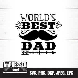 SVG do melhor pai do mundo - download instantâneo