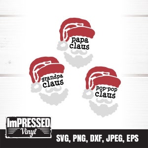 Papa Claus SVG- Instant Download