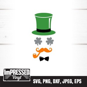 St. Patrick&#39;s Day Leprechaun SVG- Instant Download