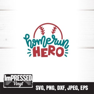 Homerun Hero SVG- Instant Download