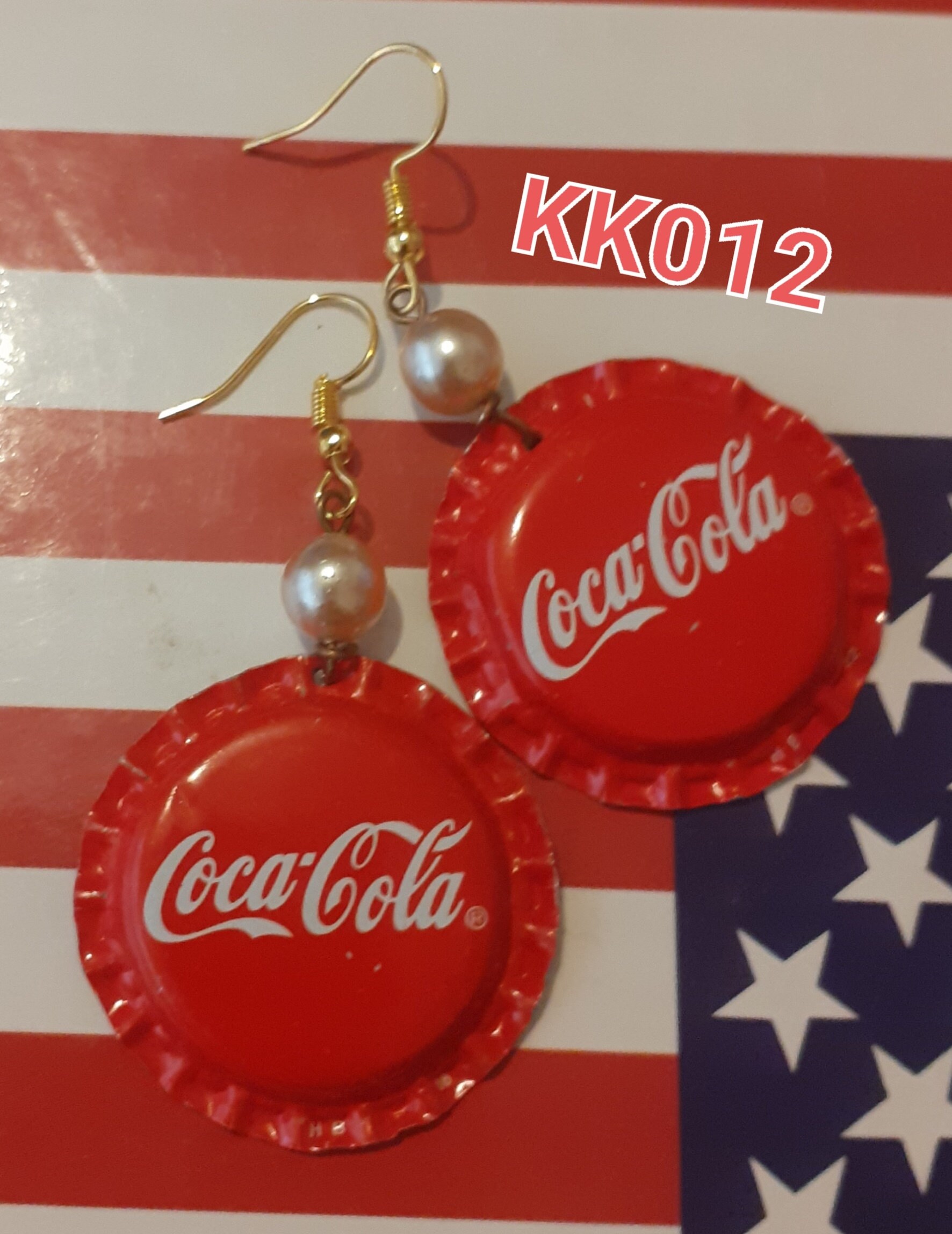 Lot De 3 Breloques/Charms Métal Bronze Capsule Coca-Cola - Pour Création De Bijoux - Neuf