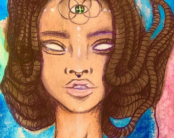 Channeled Soul (Higher Self) Psychic Drawing