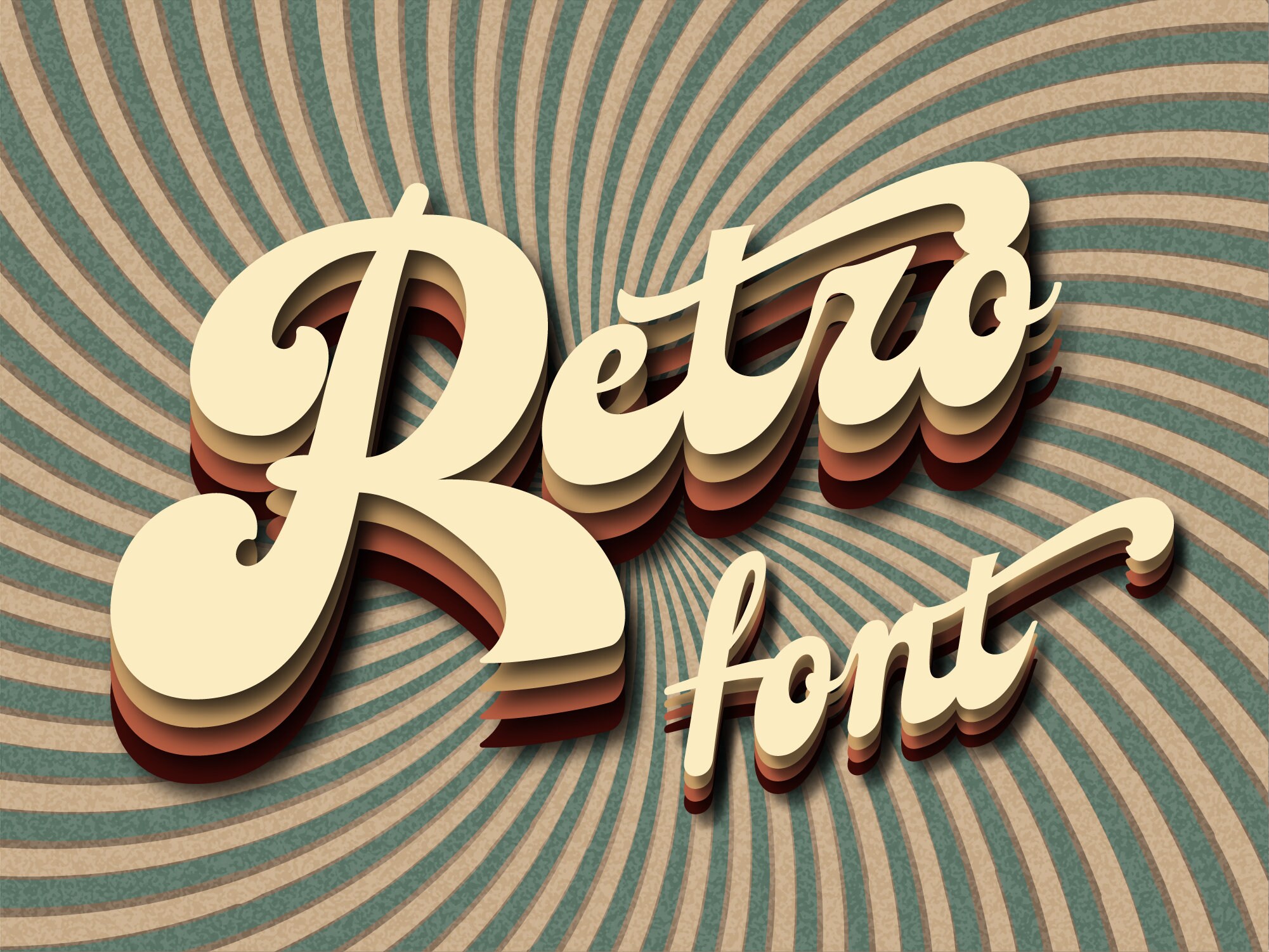 Retro Font Vintage Font Commercial Use Etsy Retro Font Vintage Font Commercial Use Etsy