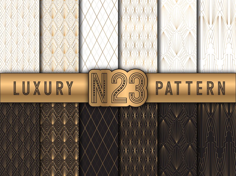 Download Luxury Geometric vector pattern. Single Line SVG Foil ...