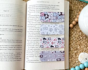 Cute Cat Magnetic Bookmarks Collection | Cute Kitty Bookmark Gift | Cat Lover Stationery | Reading Accessory | Magnetic Bookmarks