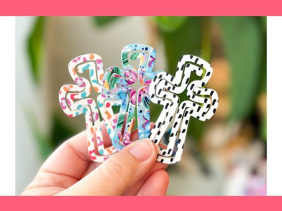 Cross Bookmark | Acrylic Bookmark | Bible Study Bookmark | Planner Marker | Book Lover Gift | Book Club Accessory | Stocking Stuffer