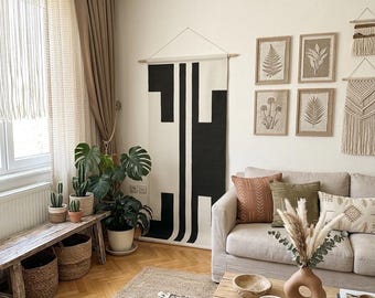 Wandbehänge, Wandbehänge, Tapisserie, Handgemachter Wandbehang, Wandkunst Drucke, Wanddeko Wohnzimmer, Stoffwanddekor, Wohnkultur