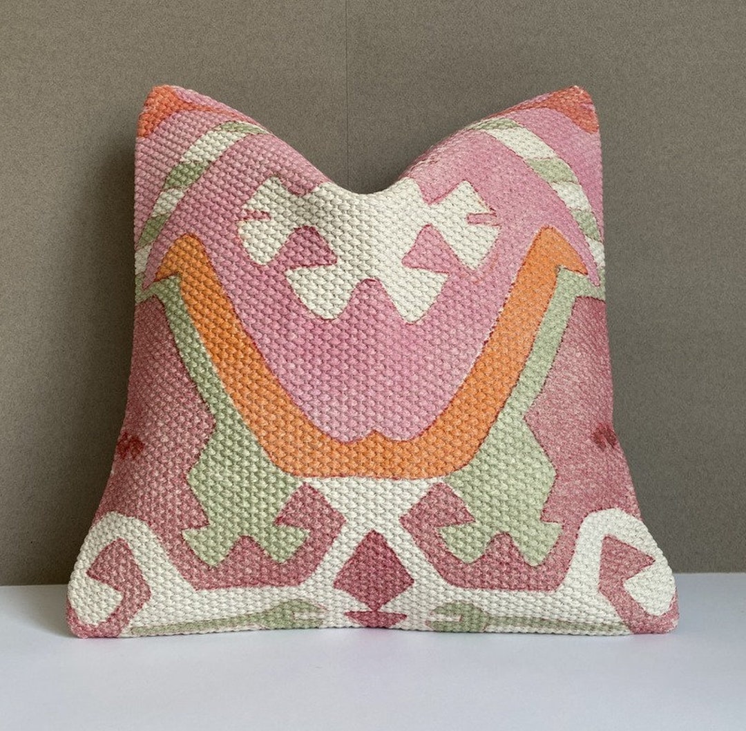Kilim Pillow Cover Boho Pillow Case Christmas Gift for Man Etsy