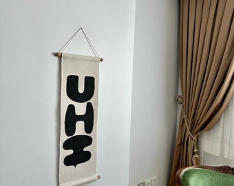 Wandbehänge, Wandbehänge, Tapisserie, Handgemachter Wandbehang, Wandkunst Drucke, Wanddeko Wohnzimmer, Stoffwanddekor, Wohnkultur