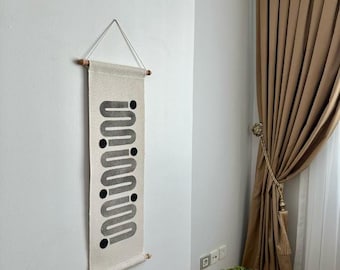 Wandbehänge, Wandbehänge, Tapisserie, Handgemachter Wandbehang, Wandkunst Drucke, Wanddeko Wohnzimmer, Stoffwanddekor, Wohnkultur
