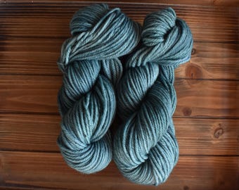 Cypress: Sage Green Yarn. Hand-dyed Yarn. Tonal green yarn. Spruce. Hunter green. Pewter green. Forest green. Jade. Eucalyptus. Semi-solid.