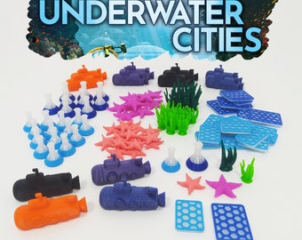 Underwater Cities Chips / Brettspiele / Boargames / Zubehör / Upgrade / Anpassung / Upgrade