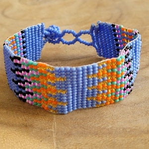 Native American Seed Beaded Bracelet Hand Made Seed Beaded Bracelet - Etsy
