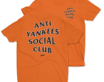 T-shirt Anti Yankees Social Club pour les fans de baseball de Baltimore (SM-5XL)