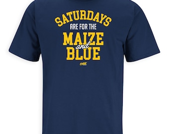 Saturdays T-Shirt for Michigan College Fans (SM-5XL)