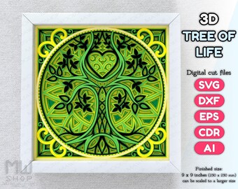 Free Free 292 Layered Tree Of Life Mandala SVG PNG EPS DXF File