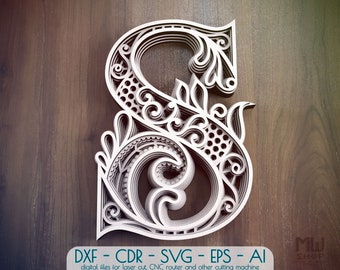 Download Mandala Letters Svg Etsy