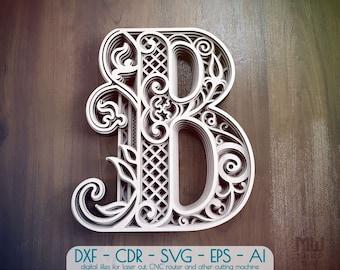 Download Mandala Letters Svg Etsy