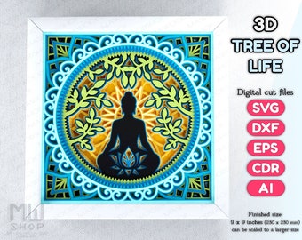 Free Free 221 Layered Tree Of Life Mandala SVG PNG EPS DXF File