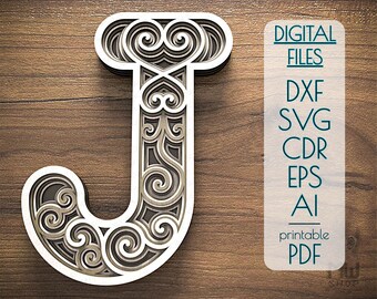 Download Mandala J Svg Etsy