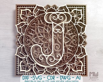Download Mandala J Svg Etsy