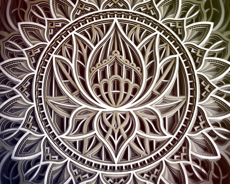 Download M29 Lotus Flower Mandala DXF file Flower Mandala Svg file ...