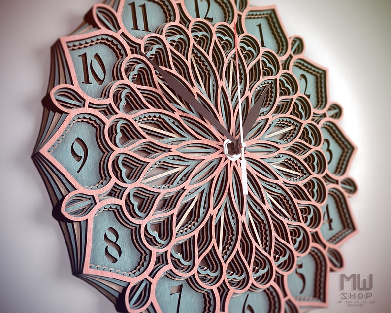 Free Free Mandala Clock Cricut 512 SVG PNG EPS DXF File