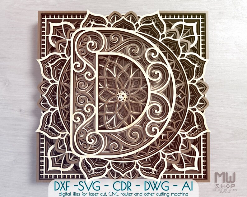 Download Alphabet Svg For Cricut Mandala Letter Svg Laser Cut Mandala Letter Mandala Letter D Alphabet Svg For Cricut Dxf Alphabet Letter D Kits How To Craft Supplies Tools Vadel Com