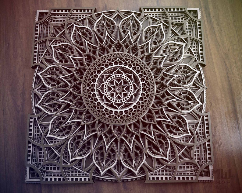 Download M67 Multilayer Mandala DXF file for Laser Cut and CNC | Etsy