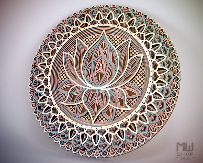Free Free 203 Lotus Flower Mandala Svg SVG PNG EPS DXF File