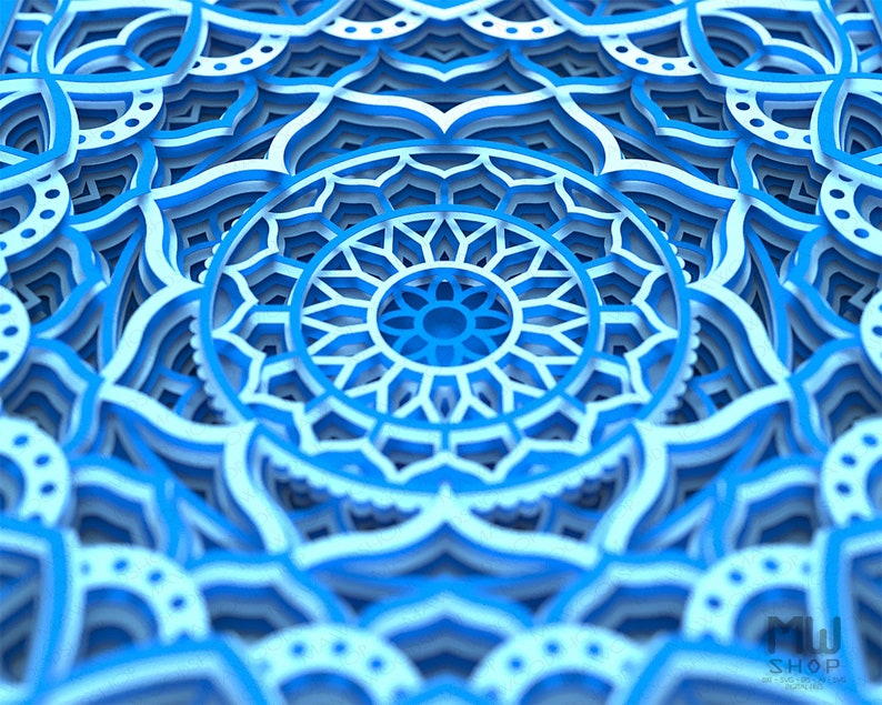Download Layered Rectangle Mandala Svg Project - Free SVG Cut File