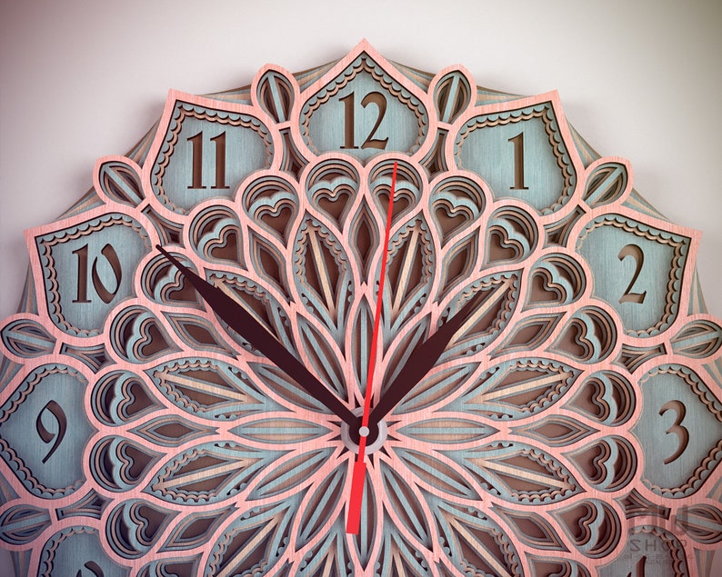 Free Free 97 Mandala Clock Cricut SVG PNG EPS DXF File