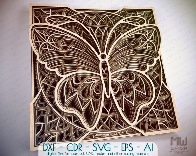Free Free Layered Butterfly Mandala Svg 330 SVG PNG EPS DXF File