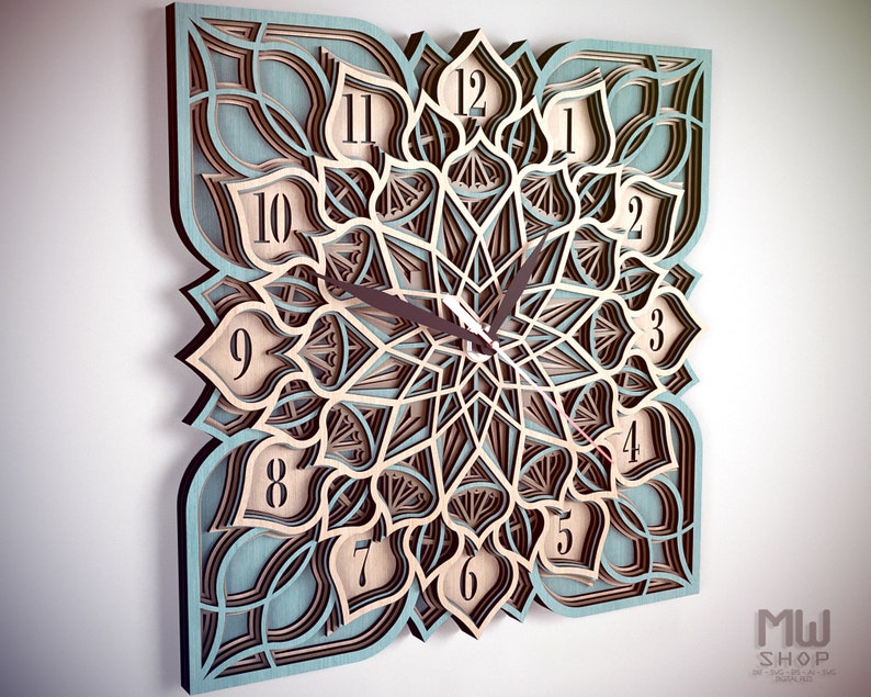 Free Free Mandala Clock Cricut 512 SVG PNG EPS DXF File