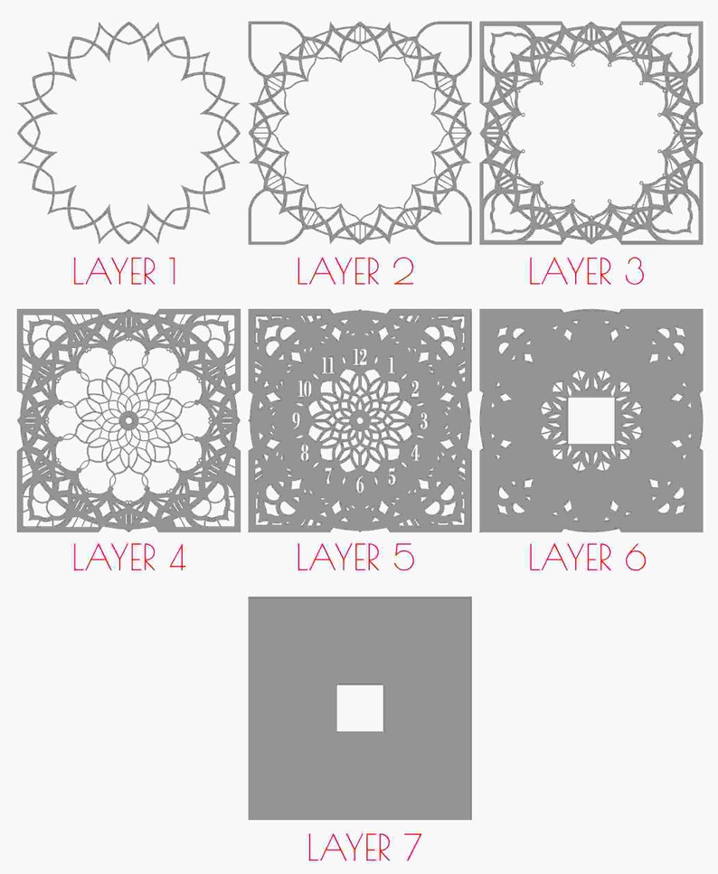 Free Free 266 Mandala Clock Cricut SVG PNG EPS DXF File
