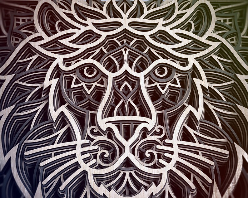 Free Free 299 Layered Lion Mandala Svg SVG PNG EPS DXF File