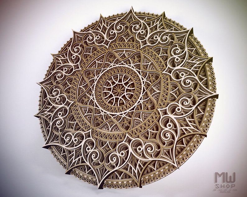 Download Layred Mandala Dxf Multilayer Mandala Svg Digital Files For Laser Cut Laser Cut Dxf Mandala File Mandala Dxf File For Cnc Router Machine Kits How To Craft Supplies Tools Runnindovetackandmore Com