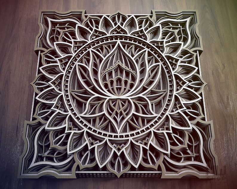 Free Free 203 Lotus Flower Mandala Svg SVG PNG EPS DXF File