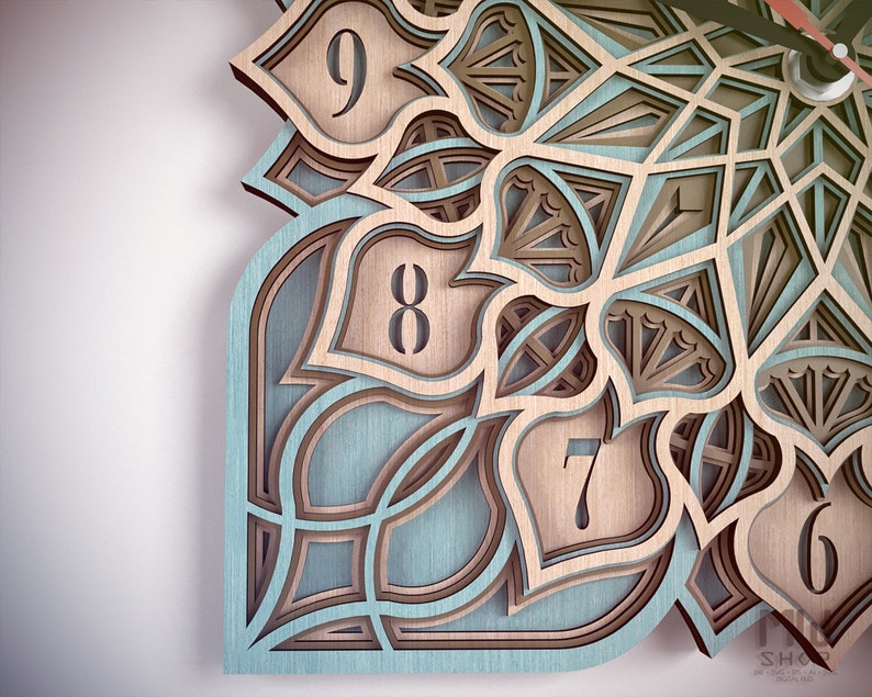Free Free 226 Mandala Clock Cricut SVG PNG EPS DXF File
