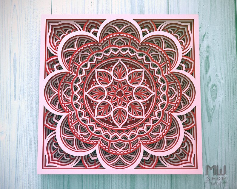 Download M137 Mandala Svg Shadow Box Mandala For Cricut Shadow Box Pattern Laser Cut Layered Mandala Multilayer Mandala Template For Cutting Kits How To Craft Supplies Tools Shantived Com
