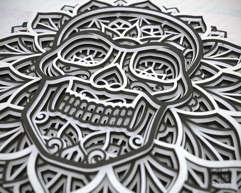 Free Free Mandala Skull Svg 513 SVG PNG EPS DXF File