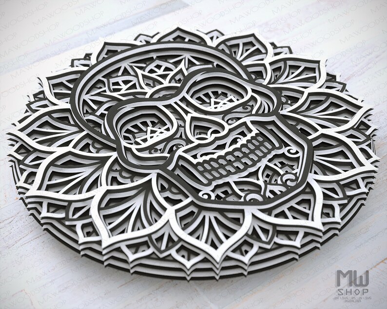 Free Free Layered Skull Svg 872 SVG PNG EPS DXF File