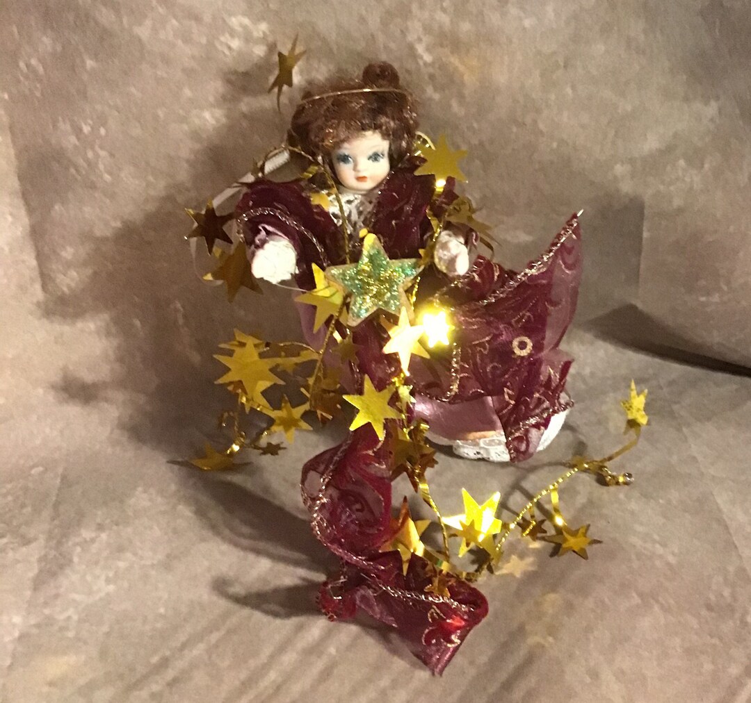 Angel Deena Porcelain Doll Ornament Etsy