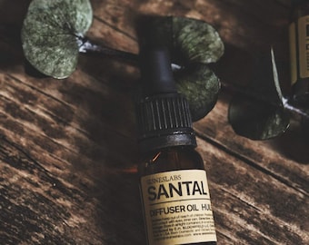 Sesneslabs Santal, Luxury Sandalwood Essential Oil Blend for Aroma Diffuser .33 oz/ 10mL (International Shipping )