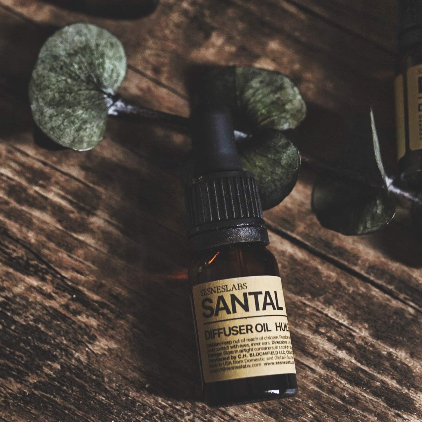 Sesneslabs Santal, Luxury Sandalwood Essential Oil Blend for Aroma