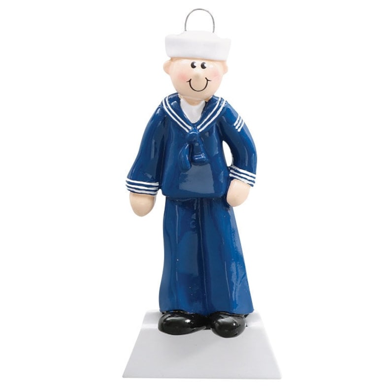 NAVY MAN ORNAMENT Navy Sailor Ornament Personalize Etsy