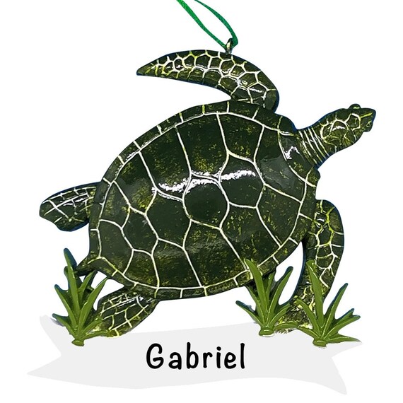 SEA TURTLE ORNAMENT Keepsake Ornament Sea Animal Ornament Etsy