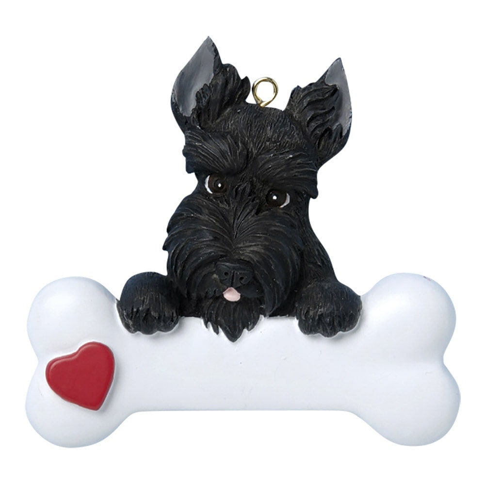 SCOTTIE DOG ORNAMENT Black Dog Ornament Dog Miniature Etsy