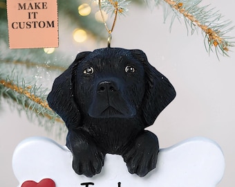 Personalized Labrador Christmas Ornament • Custom Dog Lover Gift