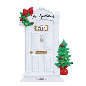 Personalized First Apartment Ornament • New Home Keepsake
